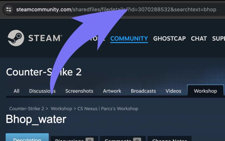 Steam Workshop URL