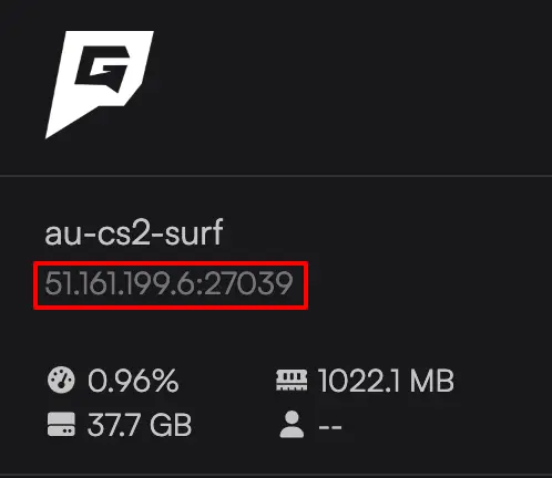 Game Host Bros IP Address