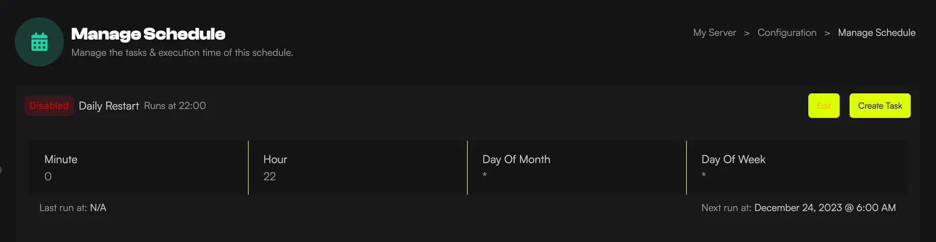 Game Host Bros Schedules