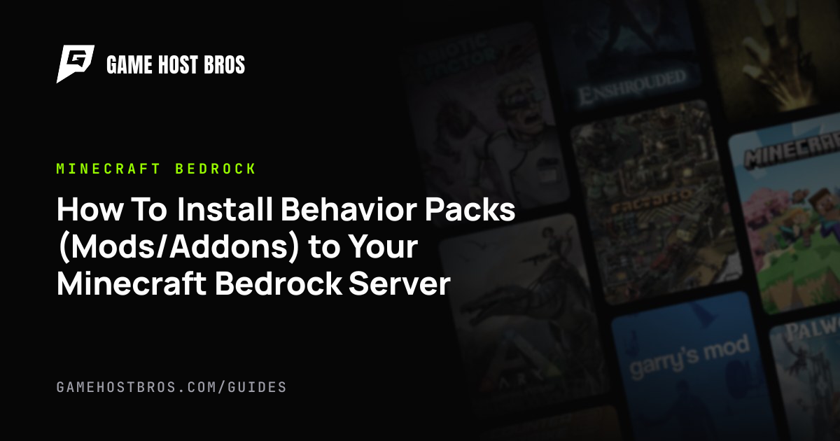How To Install Behavior Packs (Mods/Addons) to Your Minecraft Bedrock ...